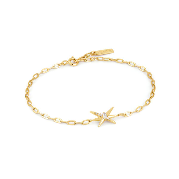 Ania Haie: Gold Spike Chain Armband