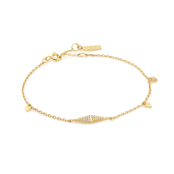 Ania Haie : Gold Geometric Chain Armband